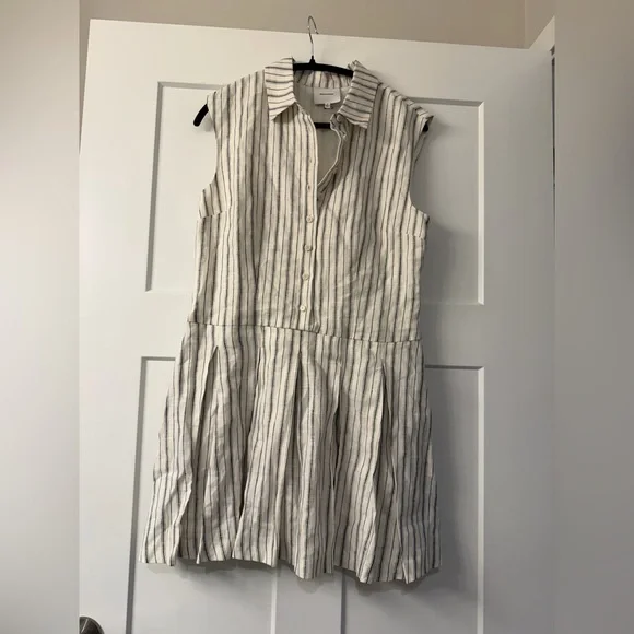 chinese dress ladies Atlanta Linen Dress – Rosa Anhelo main image 0